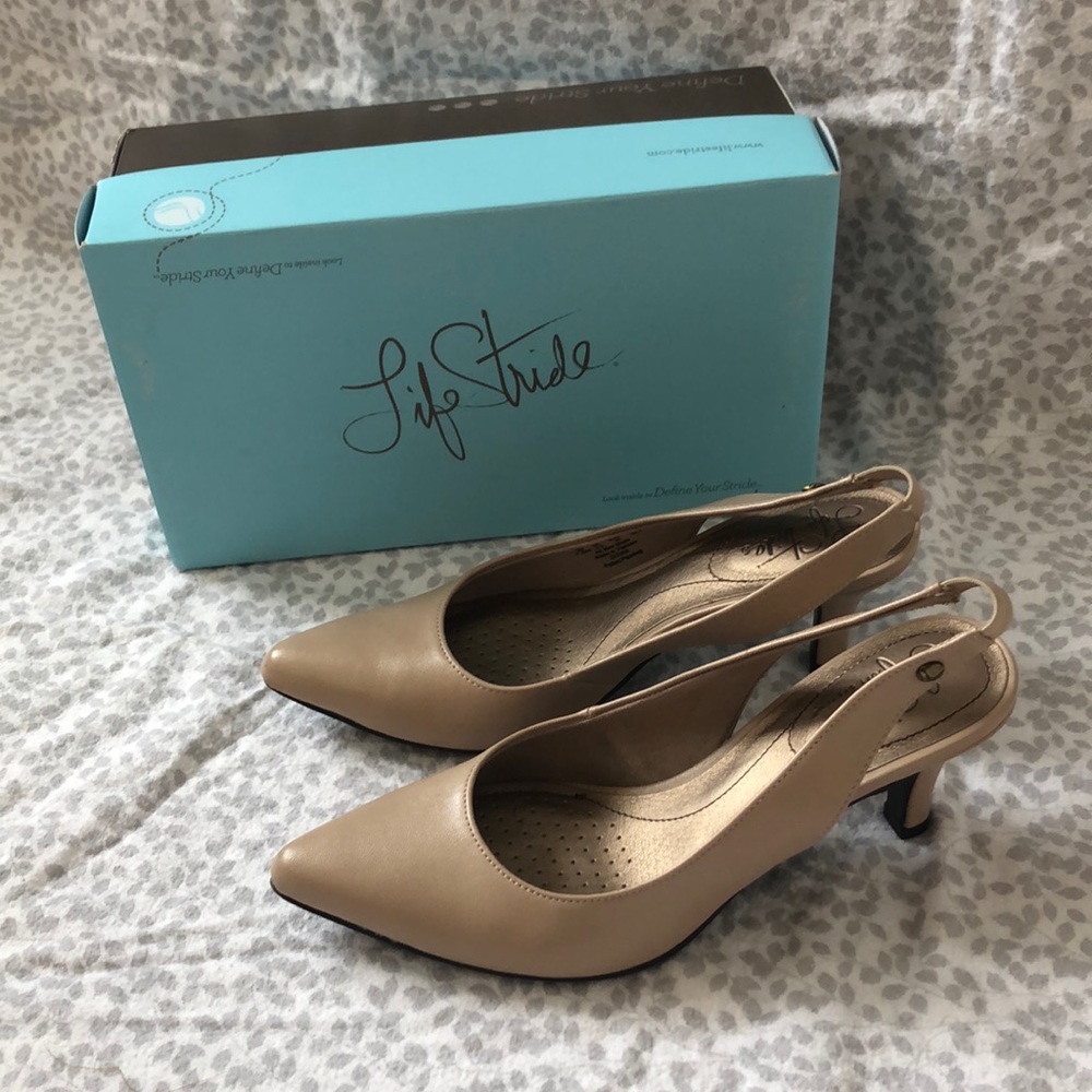 Life stride teller nude heels